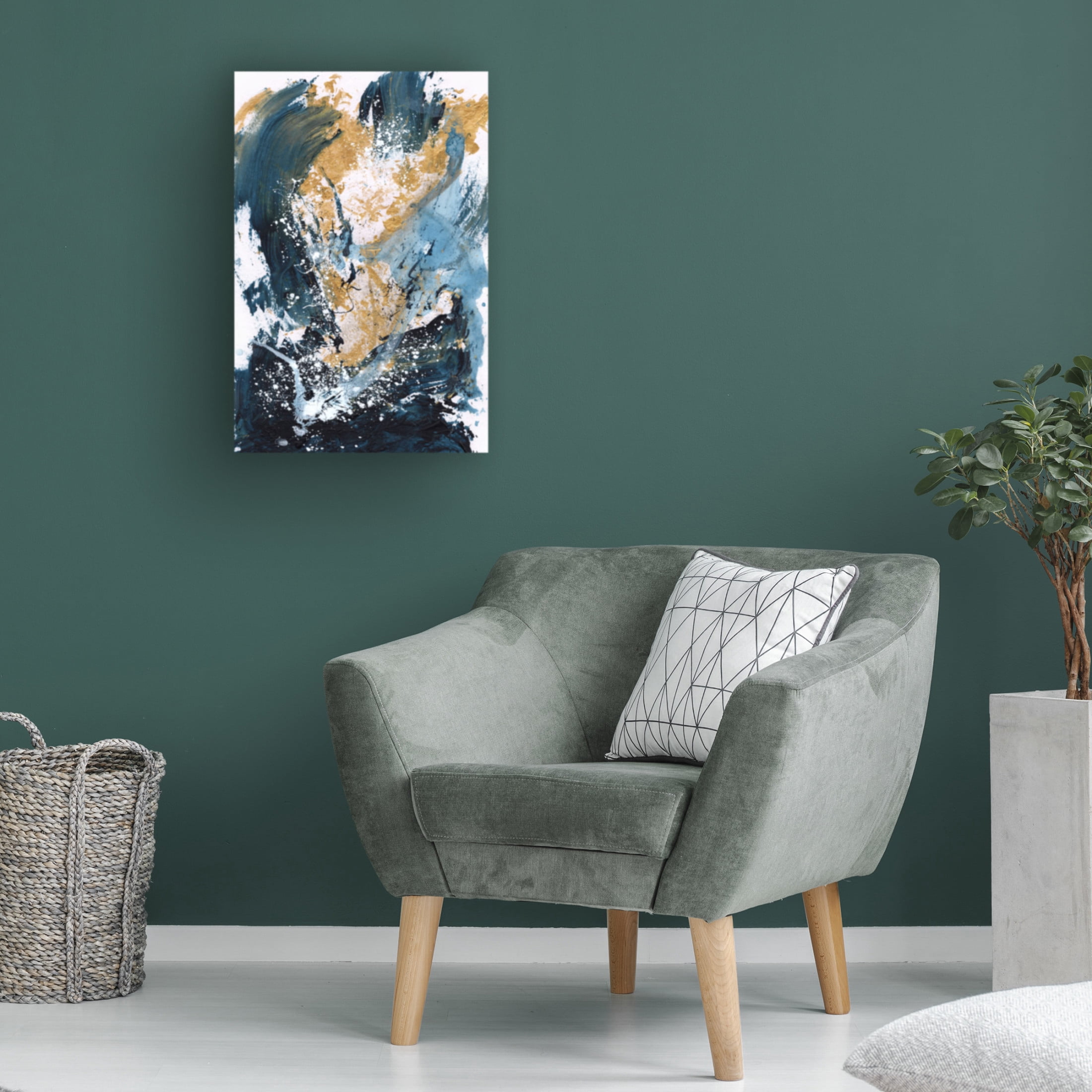 Trademark Fine Art Dan Hobday Golden Sea Canvas Wall Art