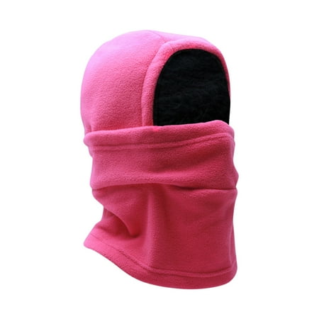 

Mnjin Baseball Caps Women s Warm And Windproof Plus Flannel Face Protection Riding Lei Feng Hat Sleeve Neck Bib Beanies For Winter Hot Pink