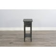 thumbnail image 3 of Sunny Designs Marina Farmhouse Mahogany Wood Chair Side Table in Black Sand, 3 of 6