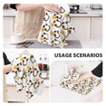 thumbnail image 3 of Sikiie Penguin With Flowers Waffle Weave Kitchen Dish Cloth,Super Absorbent Kitchen Dish Towels 16*26 Inches for Dish Rags Washing Dishes, Drying Dishes, 3 of 7