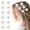 White, variant on 20 PCS Daisy Hair Clips, Daisy Flower Hair Clips, Vintage Sun Flower with Hair Alligators Clips Hair Barrette for Women Wedding Hair Accessories for Brides