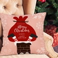 thumbnail image 1 of DPTALR Santa Claus Linen Christmas Pillowcase Sofa Car Cushion Cover Home Decor, 1 of 3