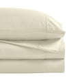 thumbnail image 2 of Superior Solid 1200-Thread Count Cotton Blend Sheet Set, Full, Ivory, 2 of 6