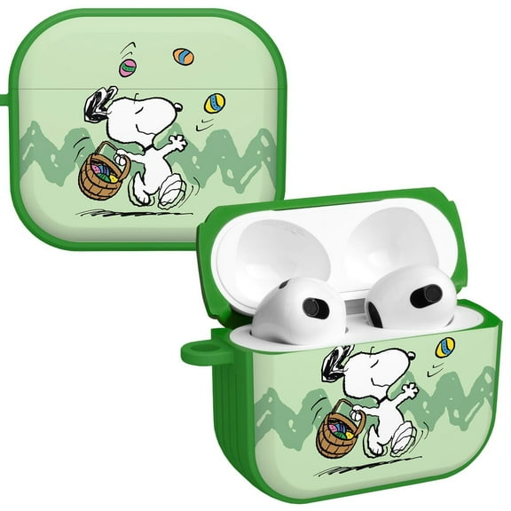 Peanuts Easter HDX Case Cover Compatible with Apple AirPods Gen 3 (Easter Beagle) by Affinity Bands