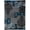 Blue, variant on Handcraft Rugs - Gray, Silver, Black, Abstract Area Rug Modern Contemporary Floral and Patchwork Geometric Design