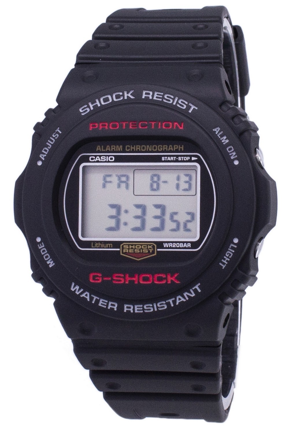 casio mens g shock alarm chronograph watch