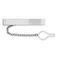 thumbnail image 1 of Beautiful Sterling Silver Rhodium-plated Tie Bar, 1 of 2