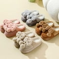 thumbnail image 5 of KANG Cozy Winter Slippers For Suede Bow Design Indoor Shoes With Comfortable Toe Coverage For Her And Couples, 5 of 5