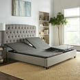 thumbnail image 6 of Boyd Sleep Zero Clearance Adjustable Upholstered Bed Base Frame with Wireless Remote, Split King, 6 of 11
