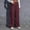 L Wine, variant on Rhuody Capri Pants For Women High Waist Trousers Straight Leg Button Down Work Business Pants Solid Color Slacks With Pockets Basic Trousers L Yellow