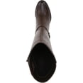 thumbnail image 4 of Naturalizer Women's Joslynn Knee High Heeled Boots Dark Brown Wide Calf 9.5W, 4 of 5