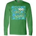thumbnail image 3 of Inktastic 100 Days of School Stars in Blue Long Sleeve T-Shirt, 3 of 5