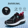 thumbnail image 6 of AOV Womens Walking Shoes for Plantar Fasciitis, Arch Support Athletic Tennis Sneakers Orthotic Comfortable Shoes for Standing All Day BlackRose US 9, 6 of 7