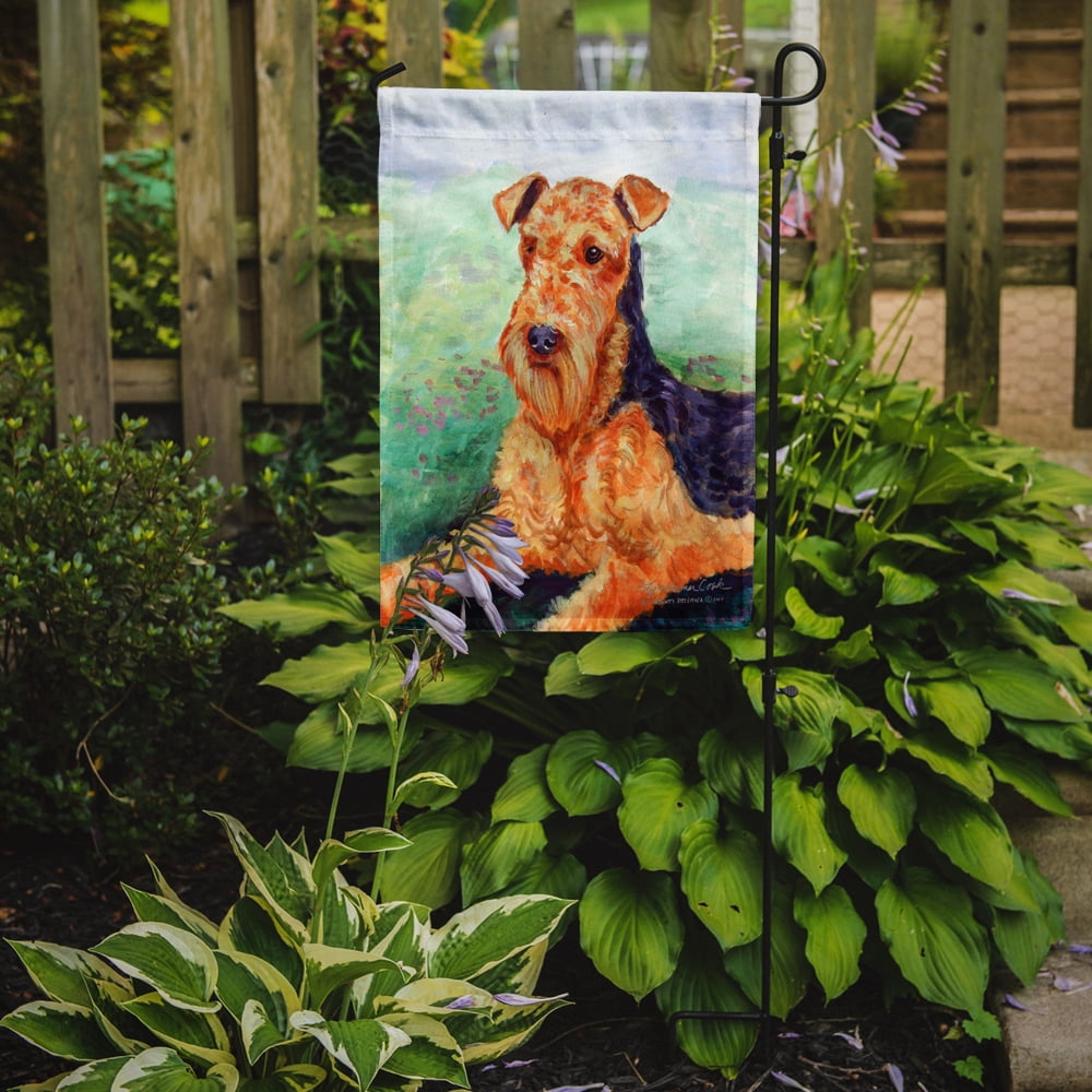 Carolines Treasures 7239-FLAG-PARENT Airedale Flag  multicolor
