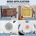 thumbnail image 3 of 15 Pieces Mandala Dot Painting Tool Stencils Set, Reusable Mandala Stencil Template for Rock Wood Canvas DIY Painting, 3 of 5