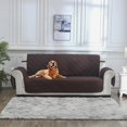 thumbnail image 1 of CHOK Liquidation Housse de Canapé Réversible pour Coussin Canapé Housse pour Chiens Résistante à l'Eau Protecteur de Meubles avec Bâtons en Mousse Sangles Élastiques pour Chats, 1 of 7