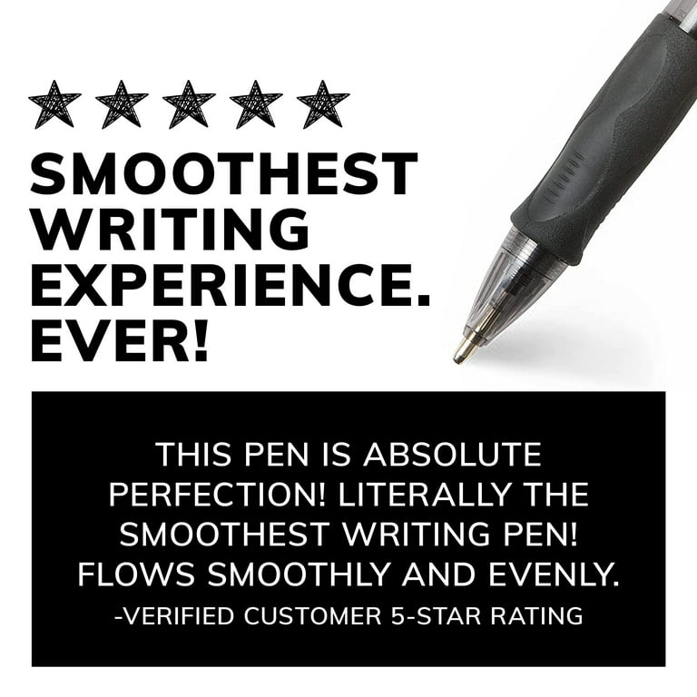 Retractable Gel Pens, Fine Point Pens, Quick Drying Black Ink Pens, Smooth Writing  Journaling Notes Office School Supplies - Temu