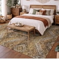 thumbnail image 6 of Addison Rugs Chantille Indoor/Outdoor Transitional Tribal Copper Machine Washable Rectangle Rug, 9' x 12', 6 of 8