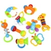 Baby Toys Rattles Teether and Shakers 9 PCS, Newborn Gift Set, Hand Development Early Educational Toys