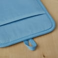 thumbnail image 2 of KitchenAid Ribbed Soft Silicone Pot Holder 2-Pack Set, Blue Velvet, 7"x9", 2 of 5