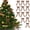 Brown-BW Home Decor, variant on karymi 6pcs Velvet Christmas Bows for Christmas Tree Wreath Gift Wrap Crafts Wedding Party Bows for Snack Bags Baking Candy Bags Home Decoration Christmas Gifts Summer Clearance Summer Clearance