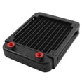 thumbnail image 2 of Computer CPU Aluminum 10 Pipes Water Cooling Heat Exchanger Radiator 120mm Black, 2 of 5