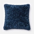 thumbnail image 1 of Loloi 22" Square Polyester Down Throw Pillow in Navy, 1 of 2