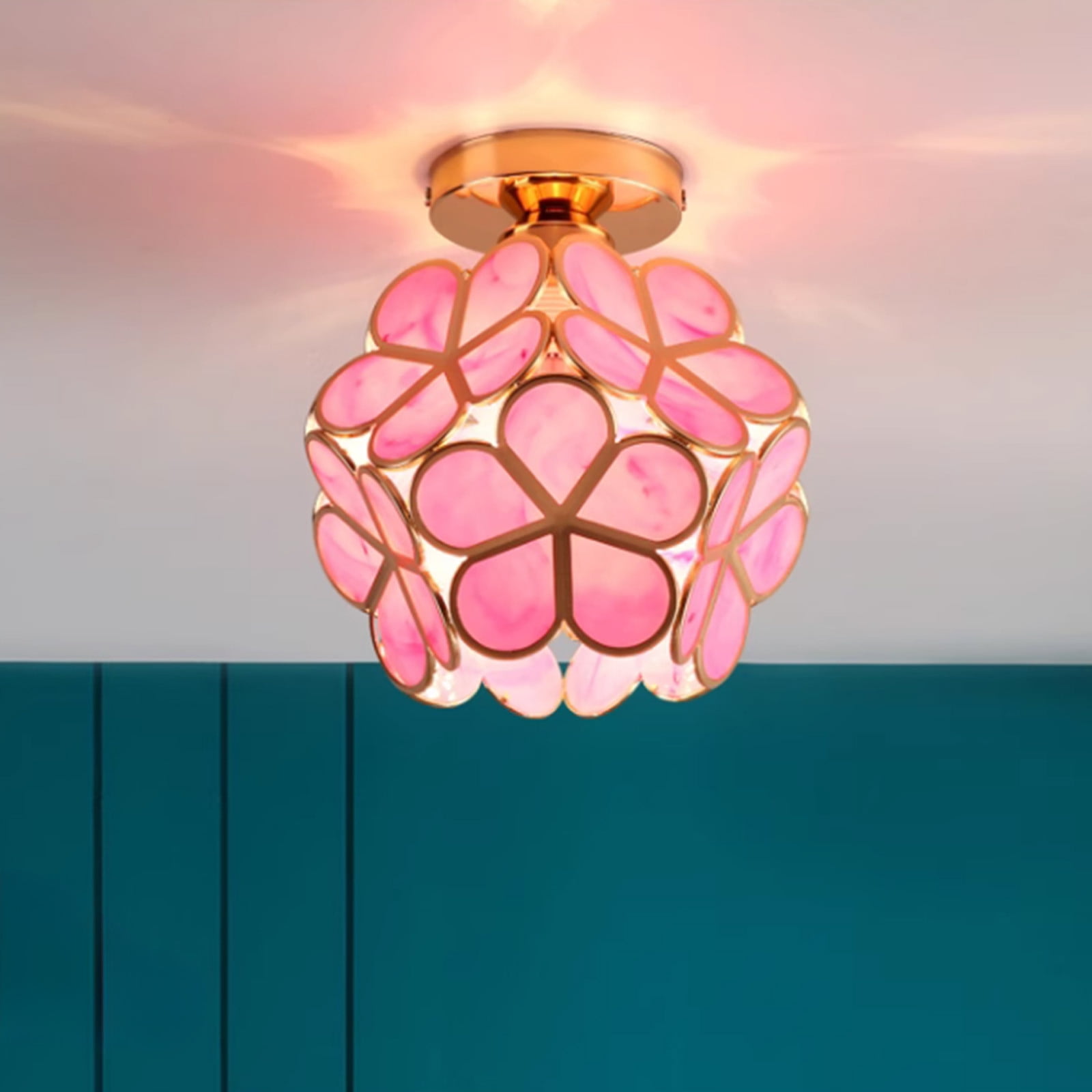 Inerposs Scandinavian Modern Ceiling Light, Unique Corridor Aisle Fixture, Decorative Entryway Lighting, Stylish Balcony and Foyer Illumination, Perfect for Home Décor