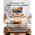thumbnail image 2 of ULTIMEA Barra de sonido 5.1 para Smart TV, sistema de sonido envolvente virtual para TV, potencia máxima de 320 W, altavoces envolventes ajustables y subwoofer, control de aplicaciones, barra de sonid, 2 of 5