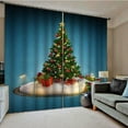 thumbnail image 2 of 3D Christmas Bedroom Window Curtains For, 2 of 6