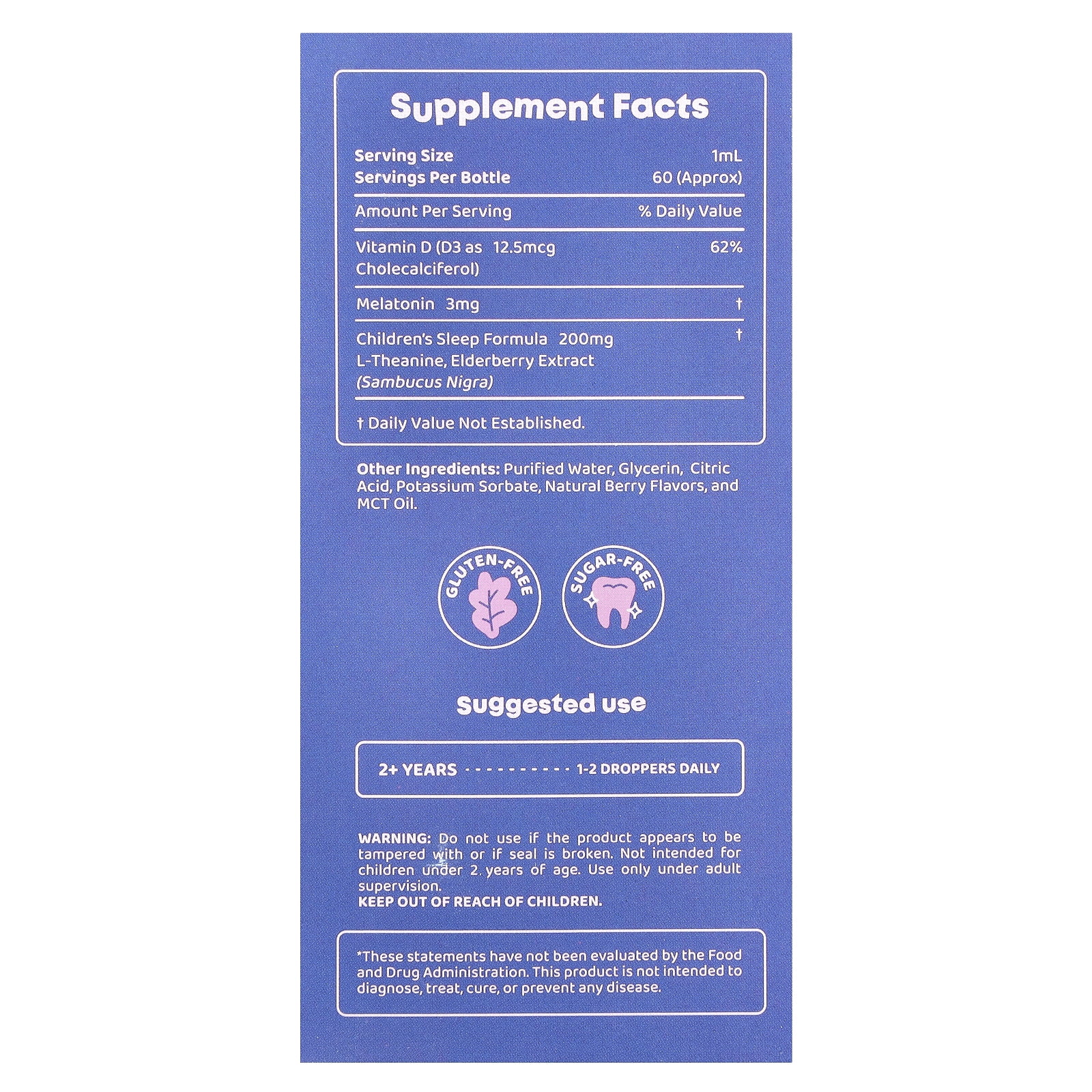 JoySpring Sleepberry, 2 fl oz (60 ml)