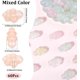 thumbnail image 2 of 60 cuentas acrílicas con forma de nube, colores surtidos aleatorios, brillan en la oscuridad. Cuentas luminosas sueltas con forma de nube de dibujos animados., 2 of 4