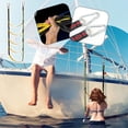 thumbnail image 2 of Boat Rope Ladder,Portable Boat Rope Ladder Extension for Fishing Boarding Swim. F7U4, 2 of 8
