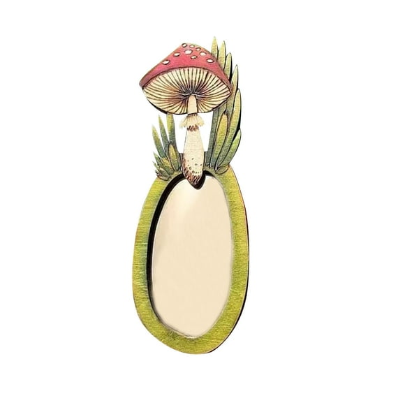 LSLJS Bohemian Wood Mirror, Wood Forest Mirror, Wall Decoration, Home Accessories