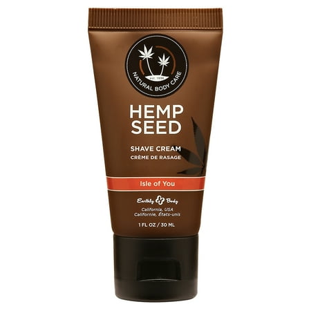 Body Essentials Shave Cream - Earthly Body Hemp Seed Shave Cream - Isle of You - 1 oz