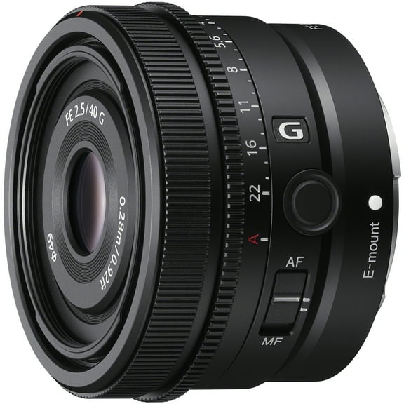 Sony FE 40mm F2.5 G Full Frame Ultra Compact Prime G Lens for E-Mount SEL40F25G