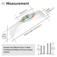thumbnail image 4 of 4 Pack Kitchen Cabinet Handles Modern Drawer Pulls Cabinet Hardware Handle Pull Ice Cream Drawer Handles, 4 of 7