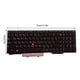thumbnail image 5 of Sidaley Teclado para portátil, puntero retroiluminado silencioso, dispositivo de entrada Plug and Play, teclado, reemplazo de retroiluminación para Juegos de teclado y mouse para computadora, 5 of 6