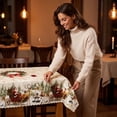 thumbnail image 7 of 2026 Christmas Indoor Home Decor Christmas Tablecloth Decor Waterproof Washable Xmas Holiday Table Cover Festive Printed Rectangle Table Cloth For Dining Table Kitchen Party Indoor Outdoor, 7 of 7