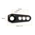 thumbnail image 2 of Aluminum Alloy 1/18 25T Steering Servo Arm Horn Black for DIY RC Car/Boat/Airplane Boat 2 Pcs, 2 of 6