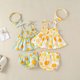 thumbnail image 3 of Foshan ropa para niños vestido de bebé 2019 verano nueva niña de limón vestido de tirantes traje de Abanopi Traje de etiqueta, 3 of 7