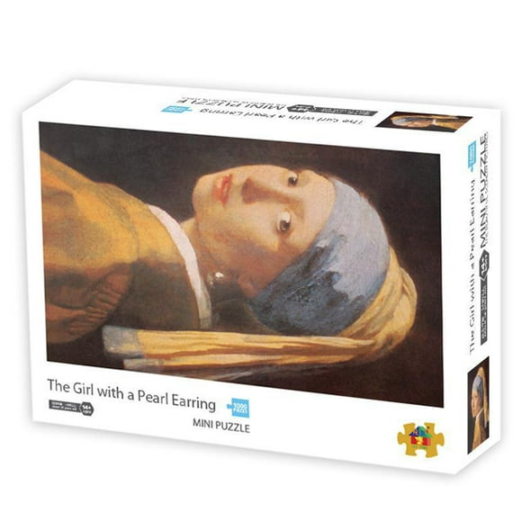 1000-Piece Jigsaw Puzzle Toys Challenging Puzzle Game for Kids Adult Color:The Girl with a Pearl Earring