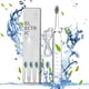 thumbnail image 1 of Cepillo de dientes eléctrico con 6 cabezales de cepillo y 5 modos - 45000/min, temporizador inteligente de 20 segundos, impermeable IPX7, recargable USB, batería de 180 días, 1 of 7