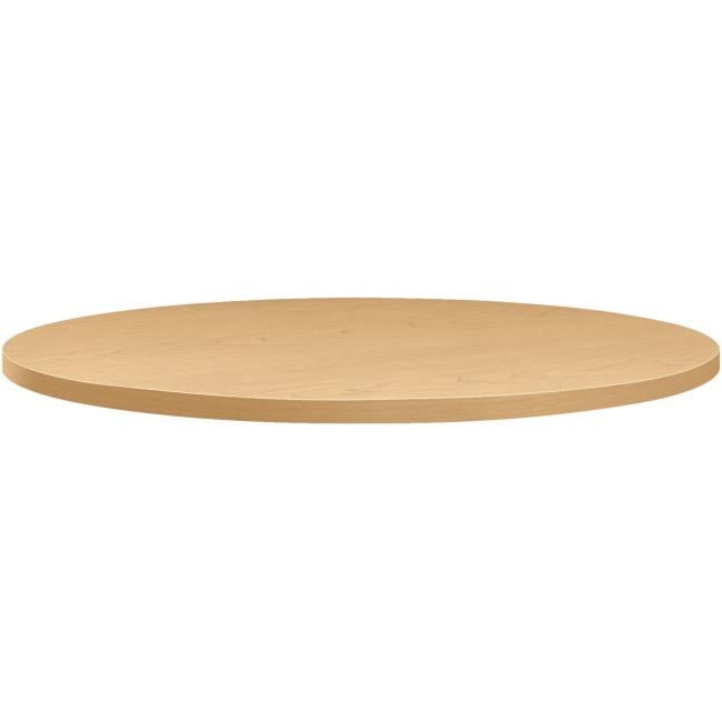 Natural Maple 36" Round Cafe Table Top with High-Pressure Laminate Finish