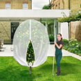 thumbnail image 2 of 2Pcs 6.5 x 8.2 ft Large Fruits Tree Netting Cover with Zipper and Drawstring - Garden Bird Netting Plant Protective Cover - Vegetable Flower Tree Mesh Barrier for Prevent, 2 of 8