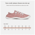 thumbnail image 2 of JENN ARDOR Women's Canvas Sneakers Rubber sole Fashion Shoes Canvas Upper Low Top Lace up Casual Walking Running Shoes (HPK-11), 2 of 9