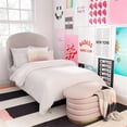 thumbnail image 2 of TOV Furniture Lillian Banc de Rangement Transitionnel en Velours de 16,5 Po H, Rose, 2 of 9