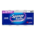 thumbnail image 1 of SpongeTowels UltraPRO Ultra Strong & Absorbent Paper Towel, Choose-A-Size® Sheets, 8 Triple Rolls = 24 Regular Rolls, 1 of 5