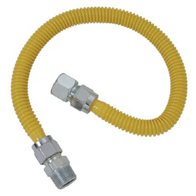 Plumb Shop Brasscraft 48in. Stainless Steel Gas Range Connector CSSC54