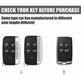 thumbnail image 2 of Leather Key Fob Cover Fit for Land Rover Range Rover Keychain Smart Remote Key Case Key Shell Protector 5 Button, 2 of 7